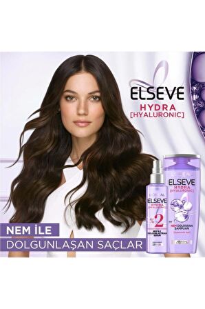 Elseve Hydra [hyaluronic] Nem Dolduran Şampuan 390 Ml 3'lü Set